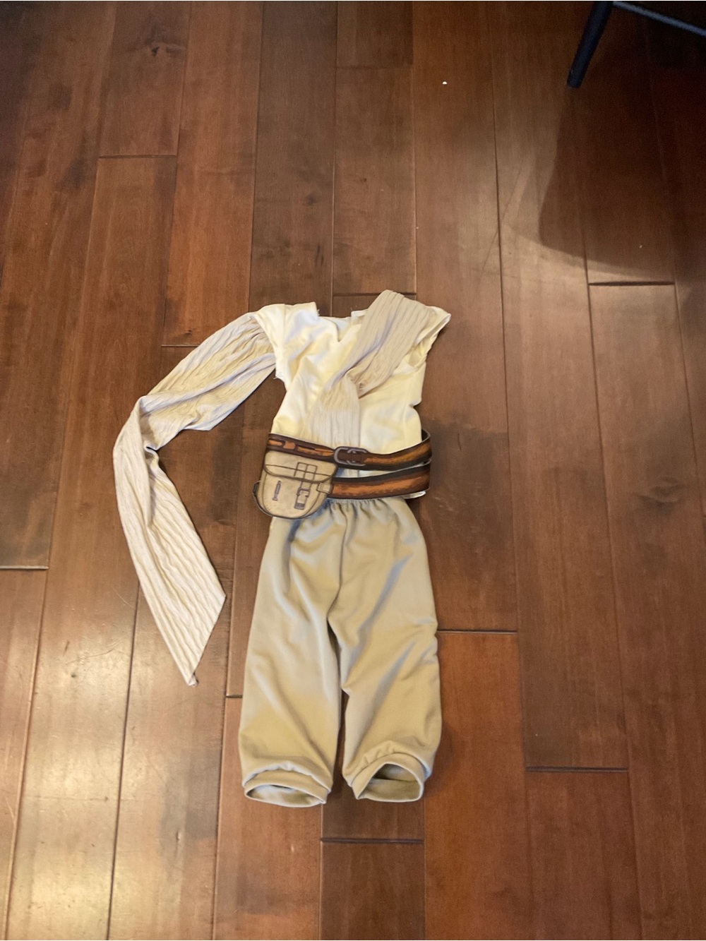 Kids Beige Jedi Costume Tunic with Belt